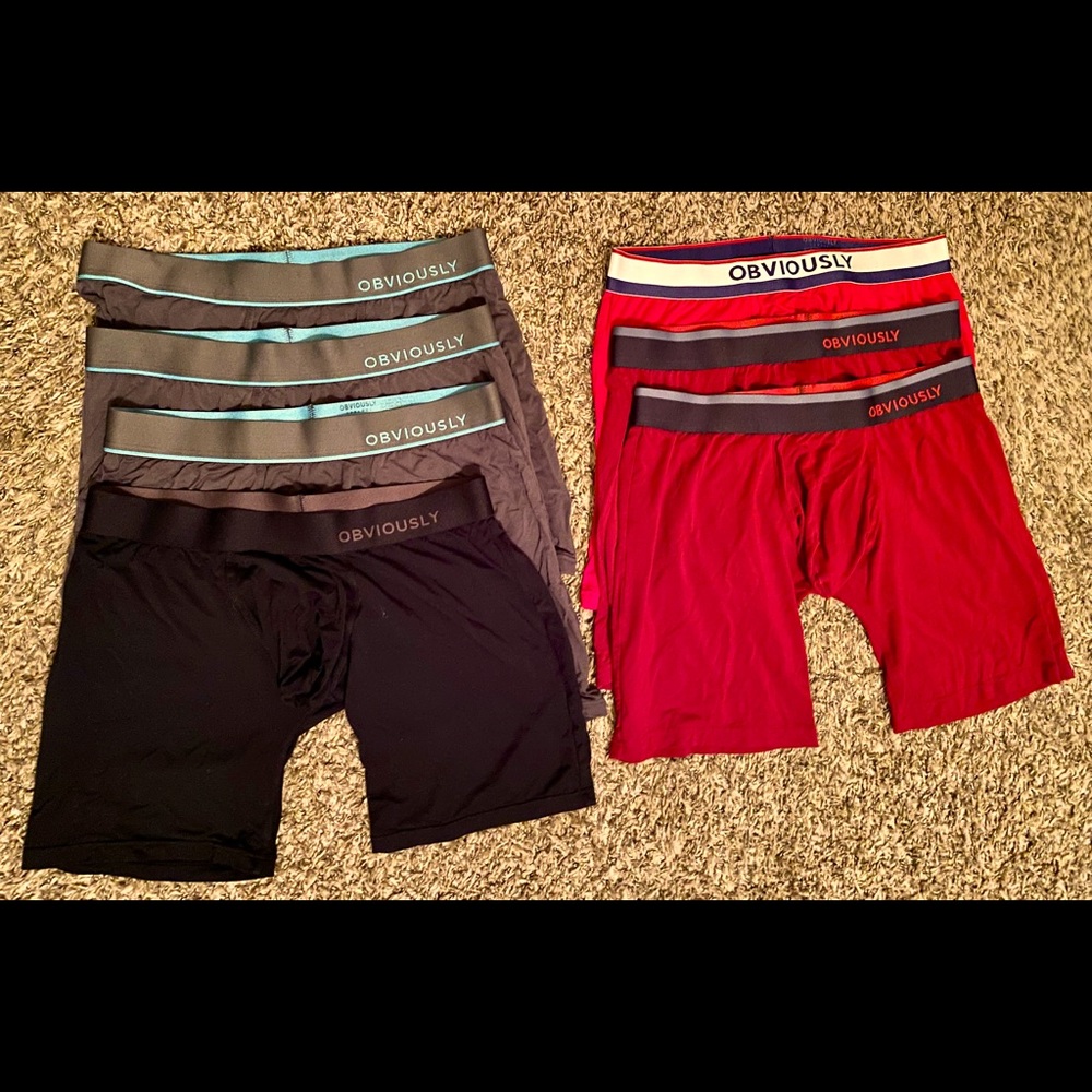 7 Pair Obviously PrimeMan Boxer Briefs